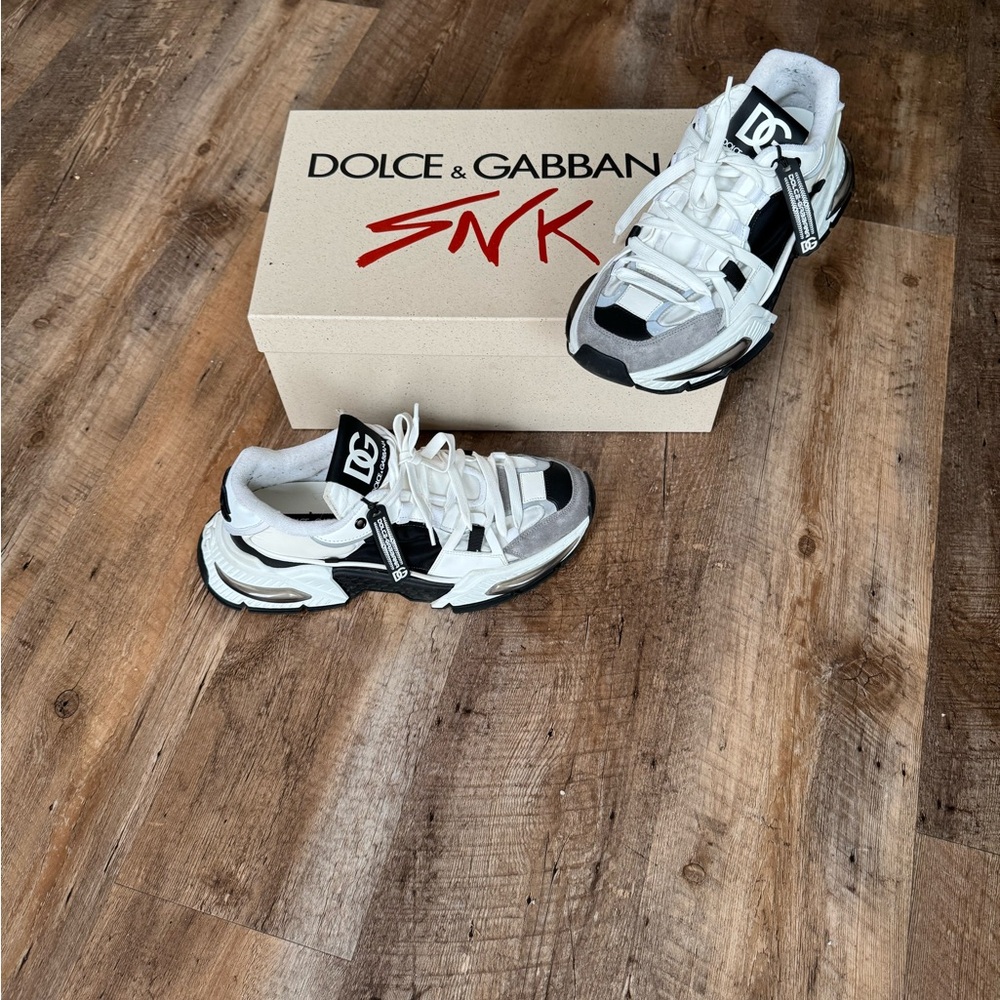 Dolce & Gabbana Black and White Sneakers